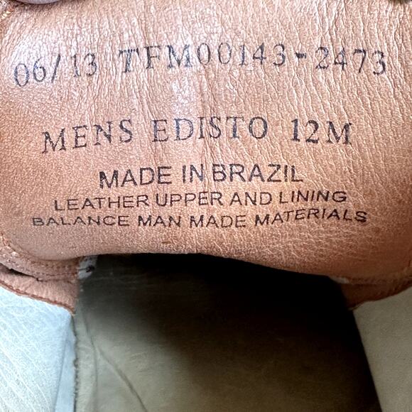 Tommy Bahama Edisto Chukka Boots Nubuck Leather Ankle Lace Up Brown 12M